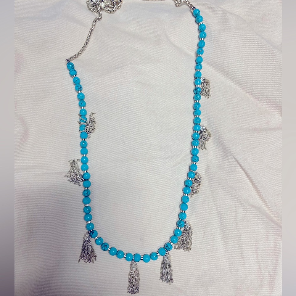 Kendra Scott necklace turquoise